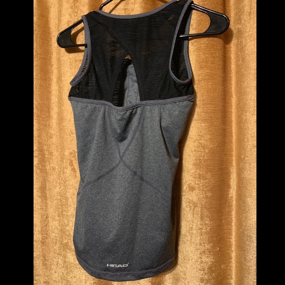 Gray Head workout shirt with see through panels - Picture 2 of 3